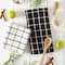 DII® Windowpane Oversized Washed Waffle Dishtowels, 2ct.